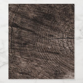 Boom Stump Wijn Etiket (Enkel label)