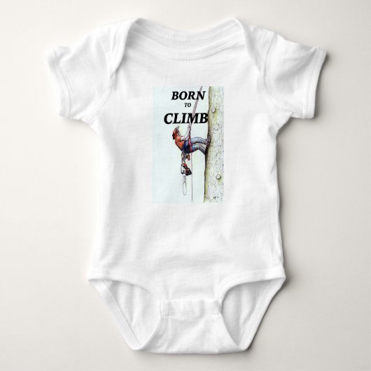 Boom Surgeon Arborist New Baby cadeau gift Romper (Voorkant)