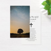 Boom Sympathie Funeral Memorial Prayer Kaarten Visitekaartje (Bureau)