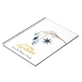 Boom tak decoratie Kerstmis Notitieboek (Linkerzijde)