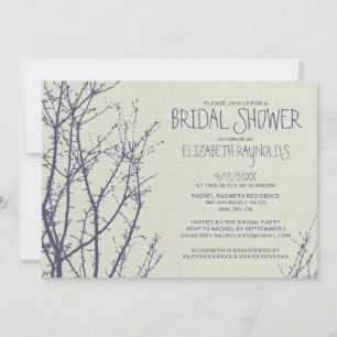 Boom takt Bridal Shower-uitnodigingen Kaart