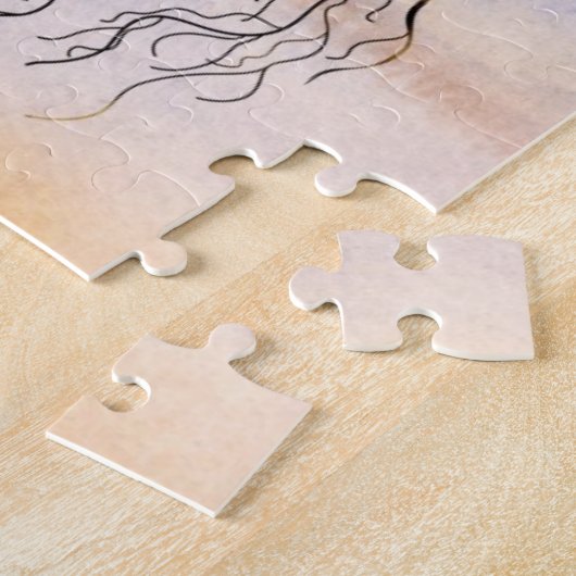 Boom tegen de hemel legpuzzel (Zijkant)