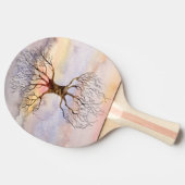 Boom tegen de hemel tafeltennisbatje (Zijkant)