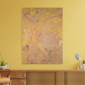 Boom tegen gele achtergrond, 1901 canvas afdruk (Insitu (Woonkamer))