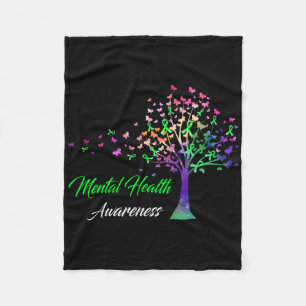 Boom Tint Mental Health Awareness Fleece Deken