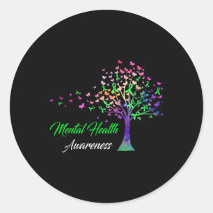 Boom Tint Mental Health Awareness Ronde Sticker