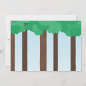 Boom Top Verjaardag Avontuur Park Outdoor Foto Kaart (Achterkant)