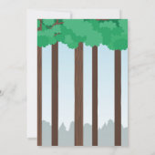 Boom Top Verjaardag Avontuur Park Outdoor Uitnodig Kaart (Achterkant)
