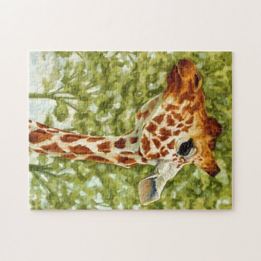 Boom Topper - Giraffe Legpuzzel (Horizontaal)