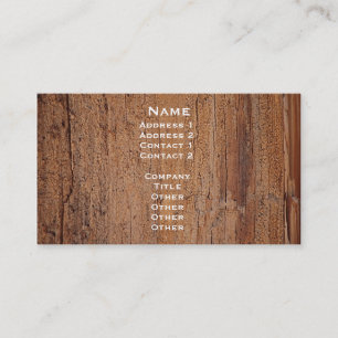 Boom Trunk Afbeelding Card Visitekaartje