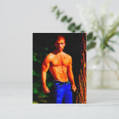 Boom Trunk Hunk Briefkaart (Staand voorkant)