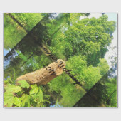 Boom Trunk Natuur Cadeaupapier (Vlak)