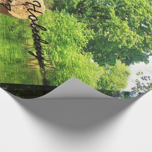 Boom Trunk Natuur Cadeaupapier (Hoek)