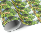 Boom Trunk Natuur Cadeaupapier (Rol Hoek)