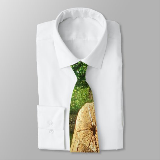 Boom Trunk Natuur Stropdas (Gebonden)