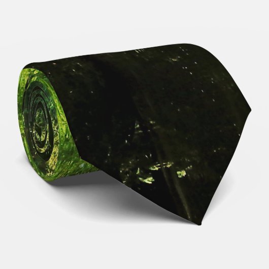 Boom Trunk Natuur Stropdas (Opgerold)