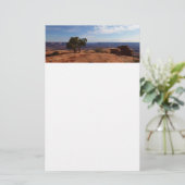 Boom uit de Rode Rakken in het Nationaal Park Cany Briefpapier (Staand voorkant)