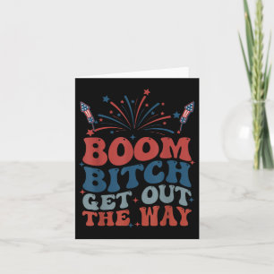 Boom uit de weg USA 4 juli vuurwerk Kaart