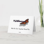 Boom uit rode rotsen I bij Canyonlands Notitiekaartje (Achterkant)