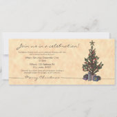 Boom, uitnodiging van 9,25 "x4" (Achterkant)