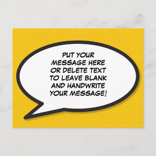 BOOM Uw Bubble Bubble voor berichteninterventie Aankondigingskaart (Achterkant)