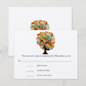 Boom van belofte - Whimsical Trees - RSVP-kaarten RSVP Kaartje (Voorkant / Achterkant)