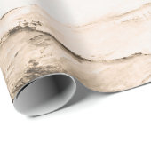  Boom van Birch Bark Sepia Rustic Woodland Cadeaupapier (Rol Hoek)