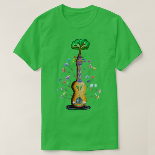 Boom van bloeiende muziek t-shirt (Design voorkant)