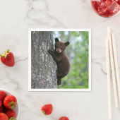 Boom van bruin Beer Servet (Insitu)