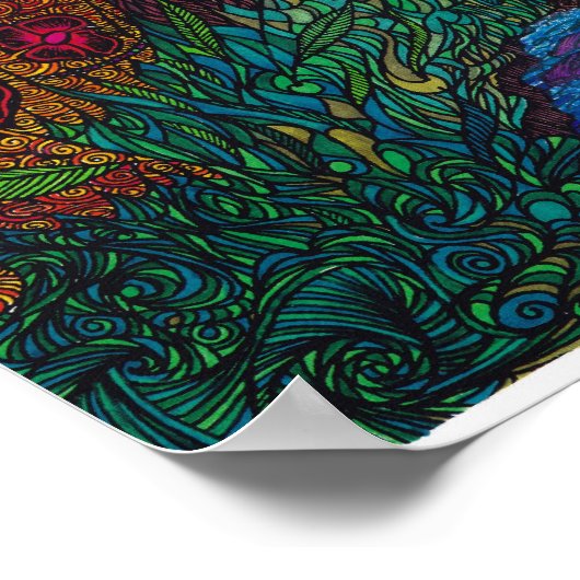 'Boom' van Christopher Blosser Poster (Hoek)