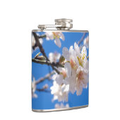 Boom van de aangepaste monogram bloemen heupfles (Rechts)