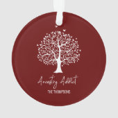 Boom van de anekameradviseur ornament (achterkant)
