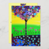 Boom van de bast Mitzvah Kaart (Voorkant / Achterkant)