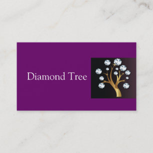 Boom van de diamanten Visitekaartje Logo