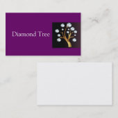 Boom van de diamanten Visitekaartje Logo (Voorkant / Achterkant)