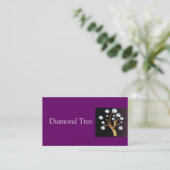 Boom van de diamanten Visitekaartje Logo (Staand voorkant)