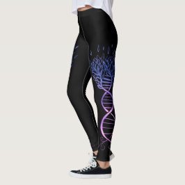 Boom van de DNA-strengen van het leven Leggings