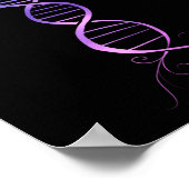 Boom van de DNA-strengen van het leven Poster (Hoek)