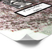 Boom van de drie-generatie roze bloesem poster (Hoek)