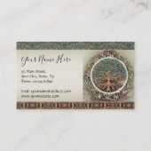 Boom van de Gezondheid en Geluk van het Leven Visitekaartje (Achterkant)