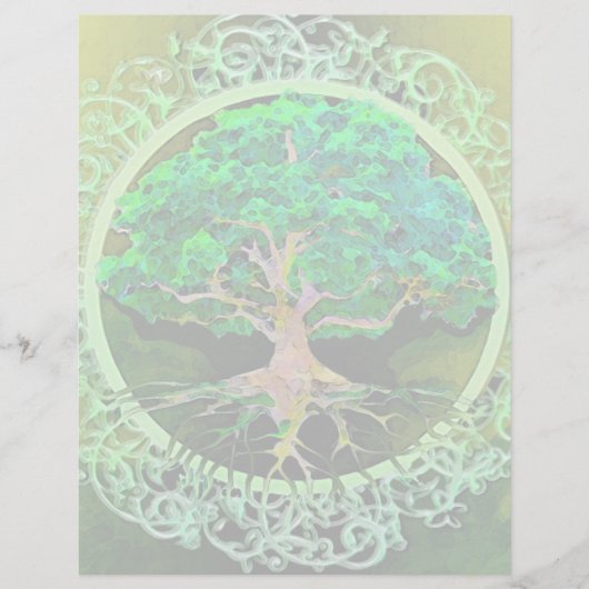 Boom van de gezondheid en voorspoed van het leven flyer (Voorkant)