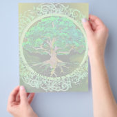 Boom van de gezondheid en voorspoed van het leven flyer (Hand)