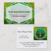 Boom van de gezondheid en voorspoed van het leven visitekaartje (Voorkant / Achterkant)