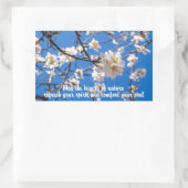 Boom van de inspirerend stickers van de bloemen (Tas)