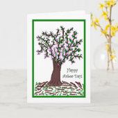 Boom van de Kaart van de Dag van de as de (Gele Bloem)