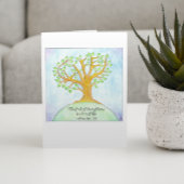 Boom van de Kaart van de Verjaardag van het Leven