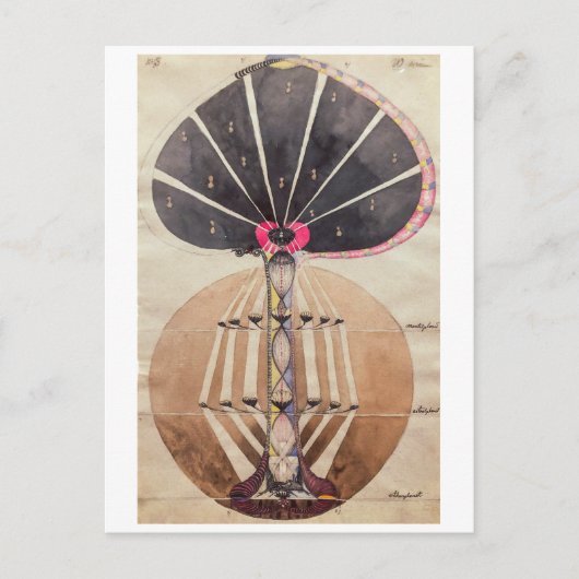 Boom van de kennis 3 | Hilma af Klint | Briefkaart (Voorkant)