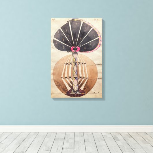 Boom van de kennis 3 | Hilma af Klint | Canvas Afdruk (Insitu (Houten vloer))