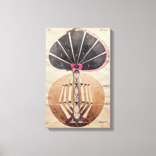 Boom van de kennis 3 | Hilma af Klint | Canvas Afdruk (Voorkant)