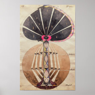 Boom van de kennis 3 Hilma af Klint Poster